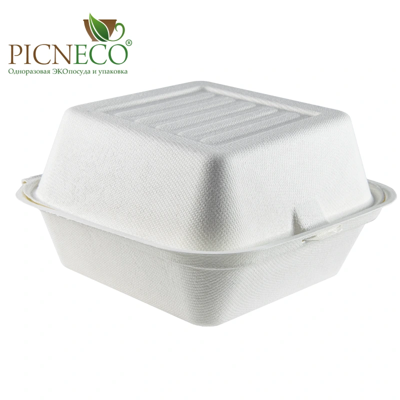 товар Бургер бокс из целлюлозы, 167x164x93, белый BB006